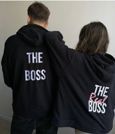 Real Boss Couple Hoodies - THE VOGUE APPARELS